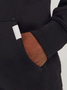 Jack & Jones Yksivärinen Huppari -Black - 12251328