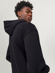 Jack & Jones Yksivärinen Huppari -Black - 12251328
