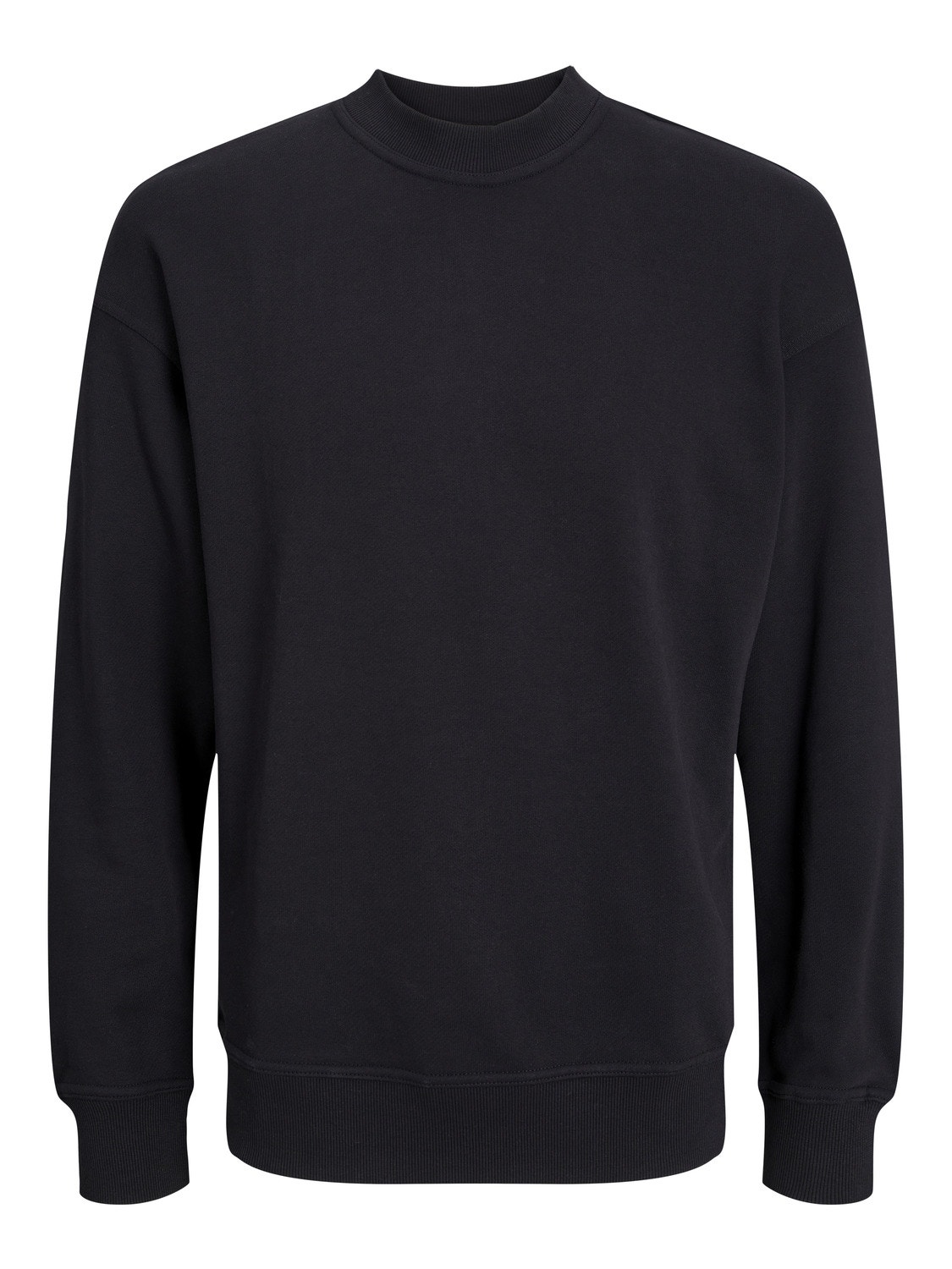Jack & Jones Plain Crew neck Sweatshirt -Black - 12251330