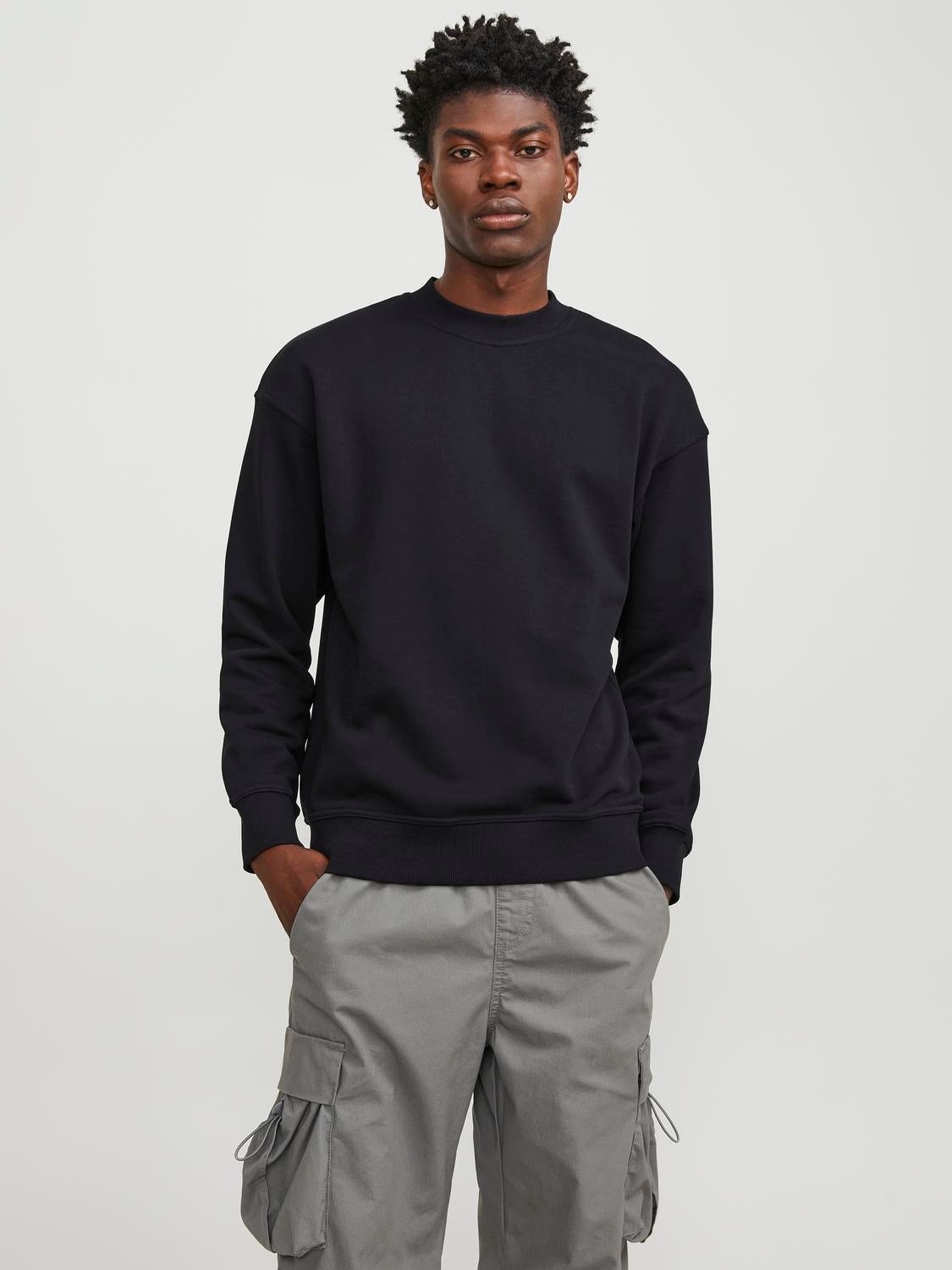 Jack and jones black sales sweatshirt