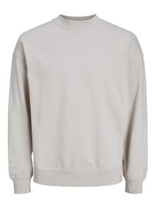 Jack & Jones Einfarbig Sweatshirt mit Rundhals -Moonbeam - 12251330