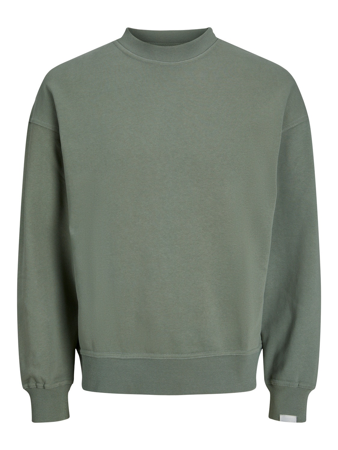 Jack & Jones Einfarbig Sweatshirt mit Rundhals -Agave Green - 12251330
