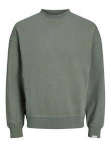 Jack & Jones Plain Crewn Neck Sweatshirt -Agave Green - 12251330