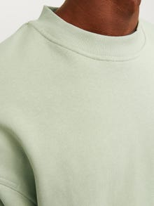 Jack & Jones Enfärgat Crewneck tröja -Desert Sage - 12251330