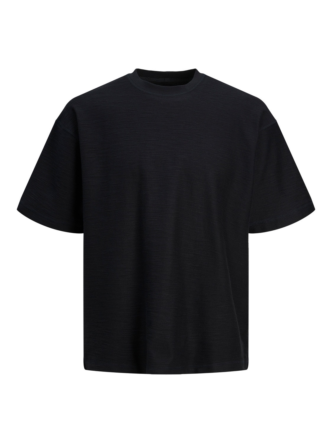 Jack & Jones Einfarbig Rundhals T-shirt -Black Onyx - 12251348
