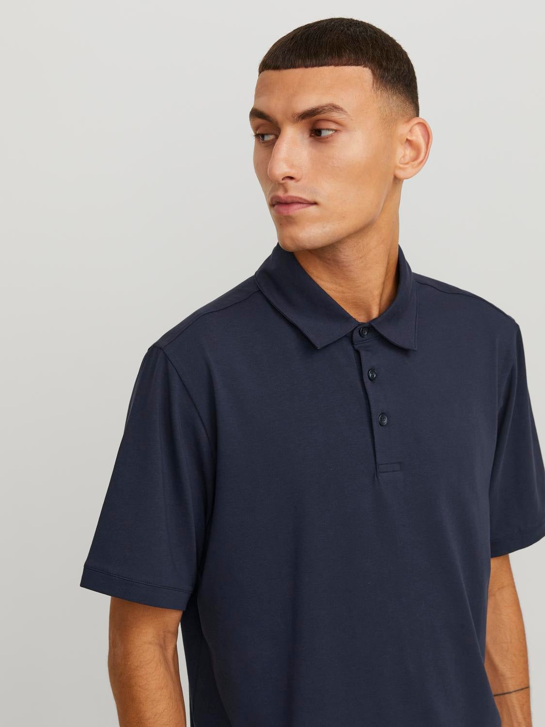 Navy blue polo t shirt best sale