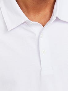 Jack & Jones Plain Polo T-shirt -White - 12251349