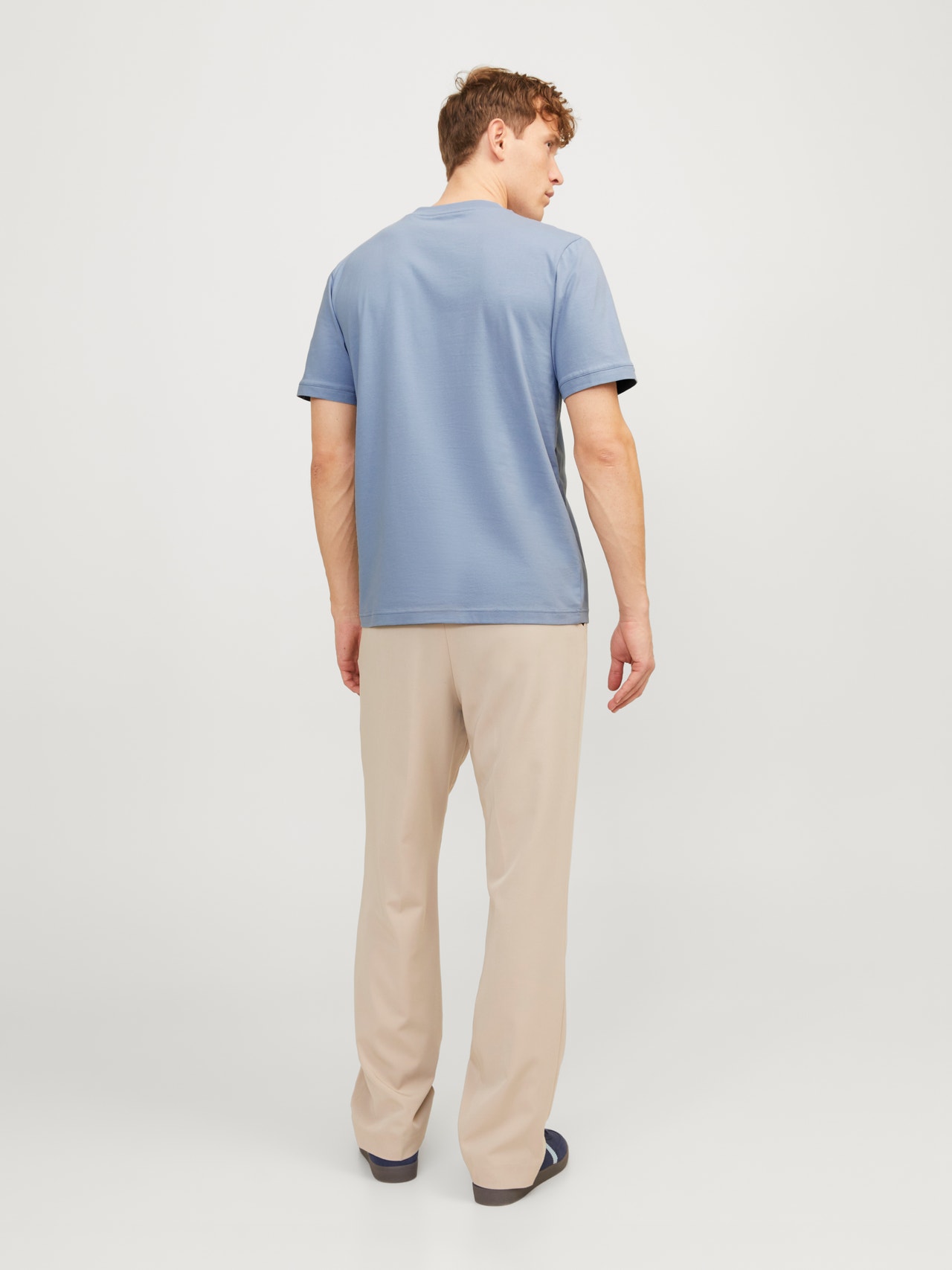 Jack & Jones Plain Crew neck T-shirt -Troposphere - 12251351