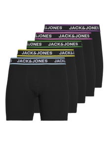 Jack & Jones 5er-pack Lange Boxershorts -Black - 12251386