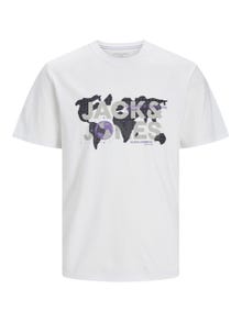 Jack & Jones 2er-pack Logo Rundhals T-shirt -White - 12251390