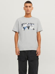 2-pack Logo Crew neck T-shirt, Medium Grey