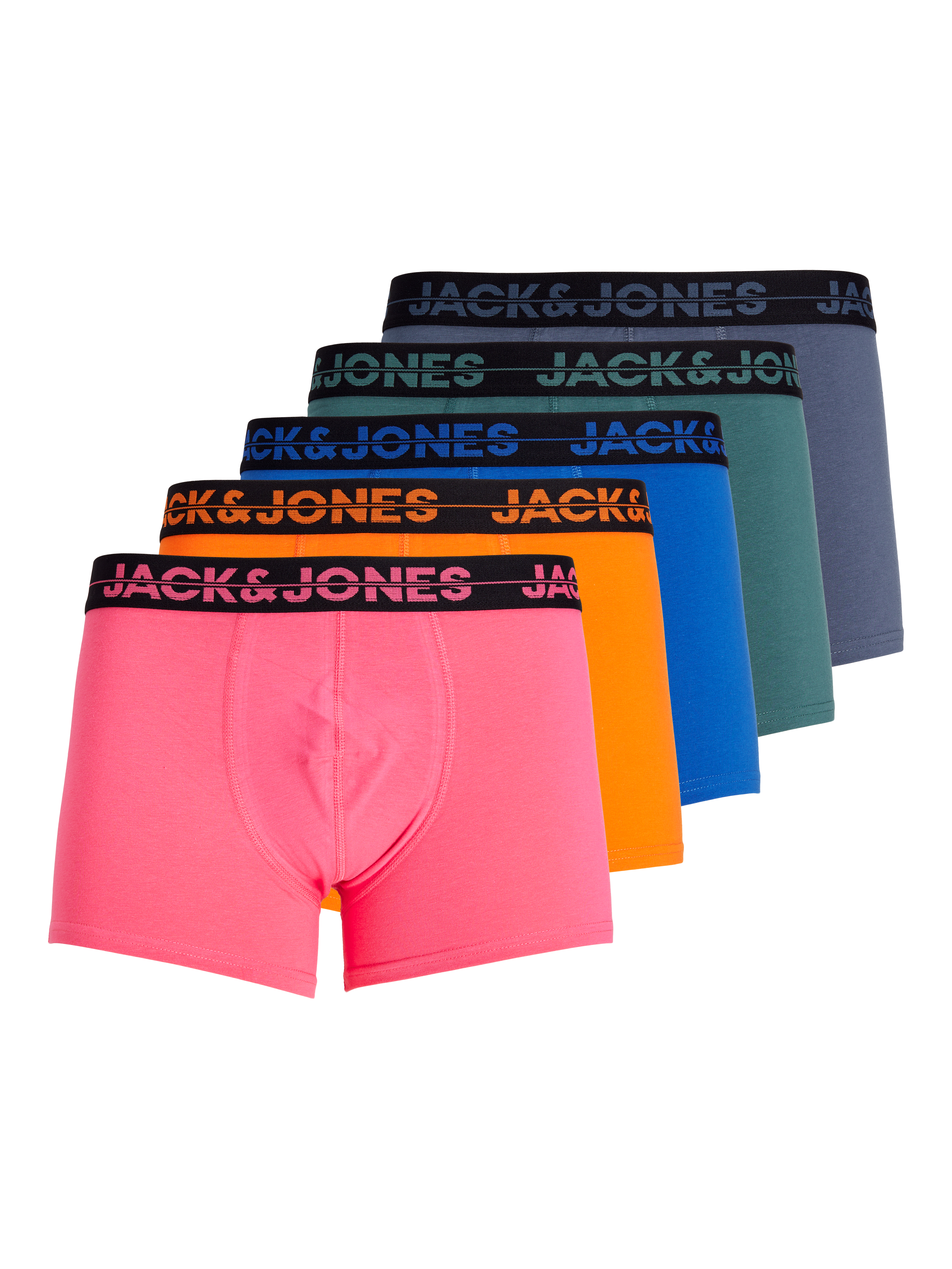 Jack & Jones 5-pack Trunks -Victoria Blue - 12251418