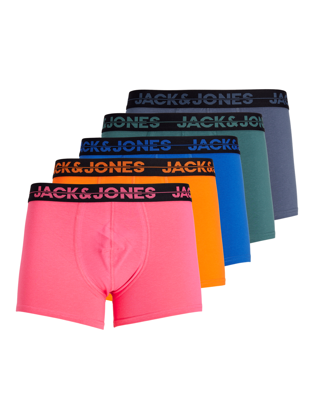 Jack & Jones 5-pack Trunks -Victoria Blue - 12251418