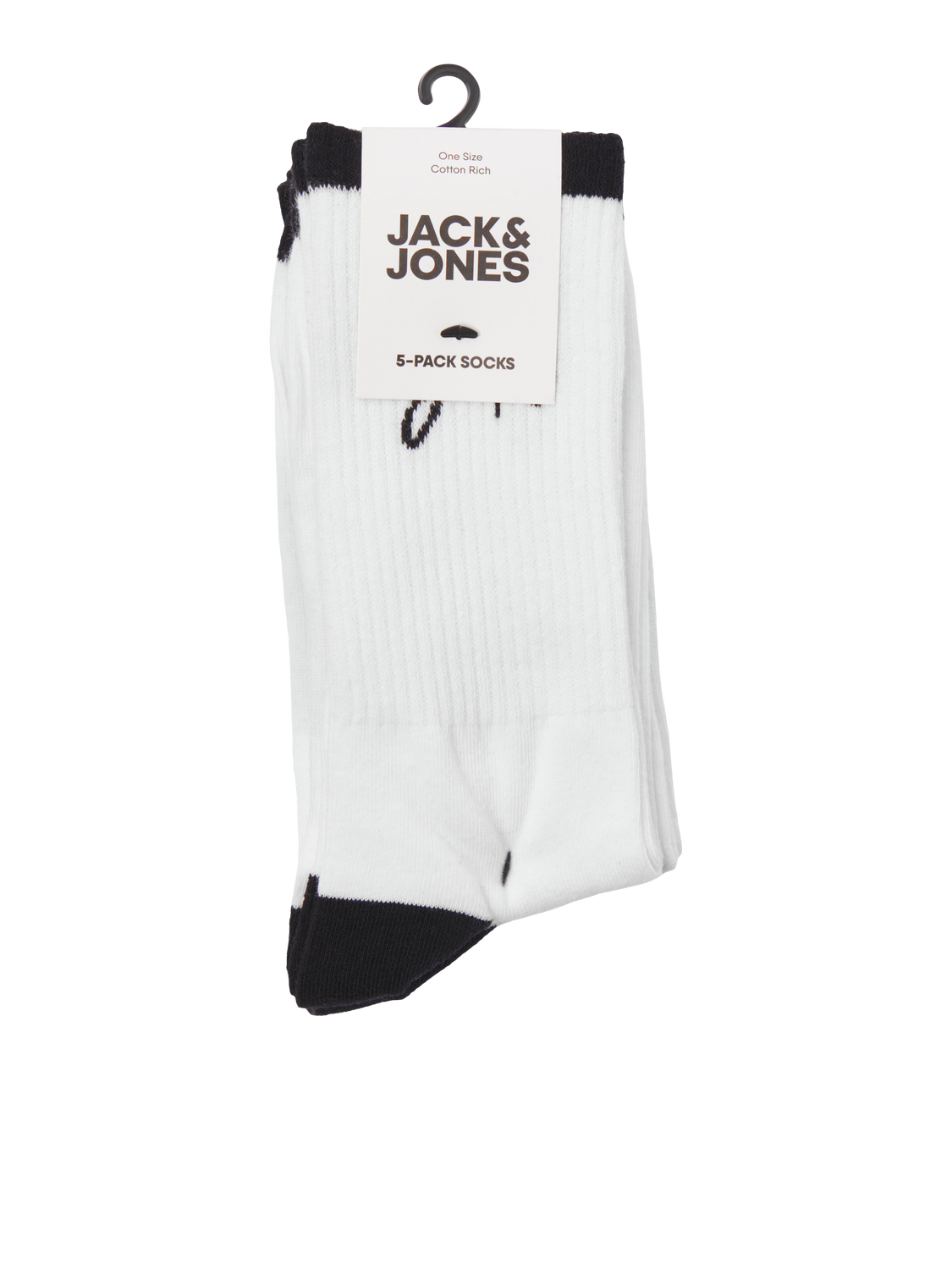 Jack & Jones 5-pack Socks -White - 12251435