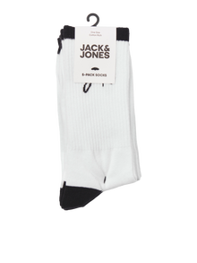 Jack & Jones 5er-pack Socken -White - 12251435