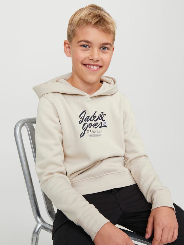Jack & Jones Logo Hoodie Voor jongens - 12251448