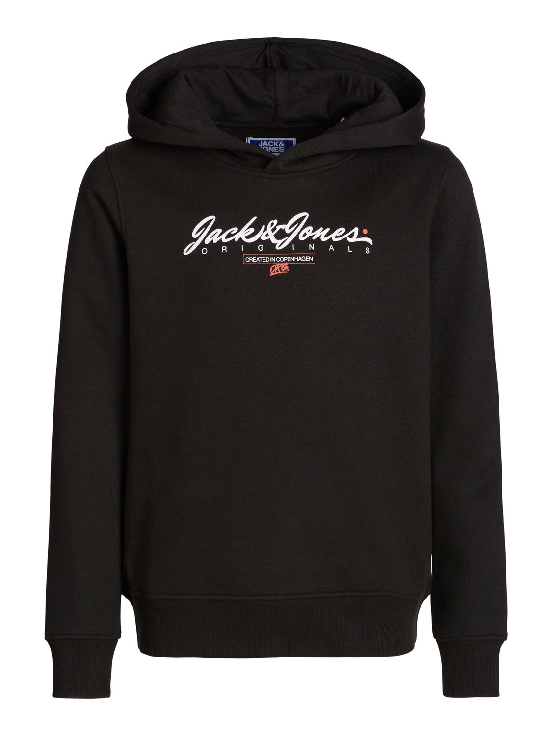 Jack & Jones Logo Kapuzenpullover Für jungs -Black - 12251448
