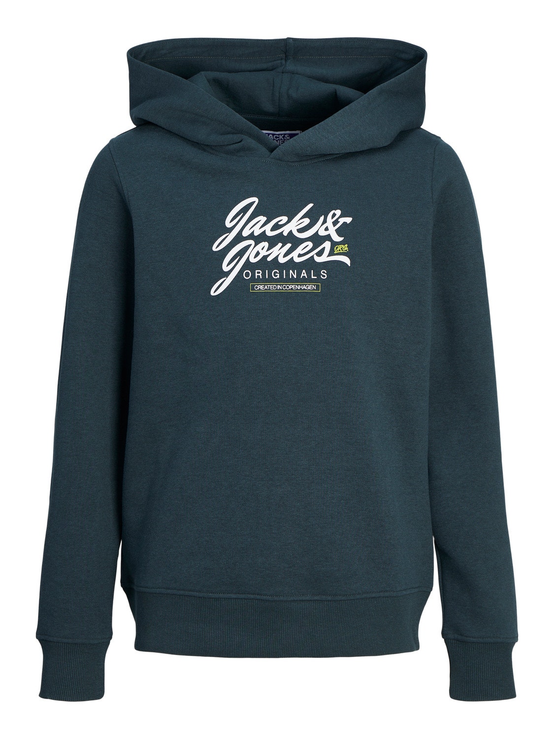 Jack & Jones Logo Hoodie For boys -Magical Forest - 12251448