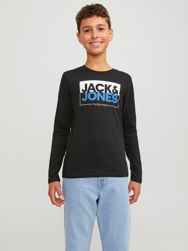 Jack & Jones T-shirt Logo Para meninos - 12251462
