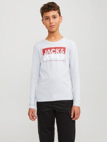 Jack & Jones Logo T-shirt Til drenge -High-rise - 12251462