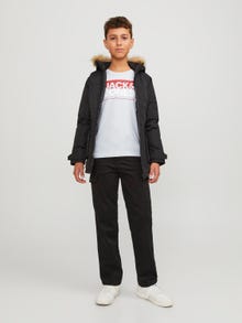 Jack & Jones camiseta de manga larga Logotipo Junior -High-rise - 12251462
