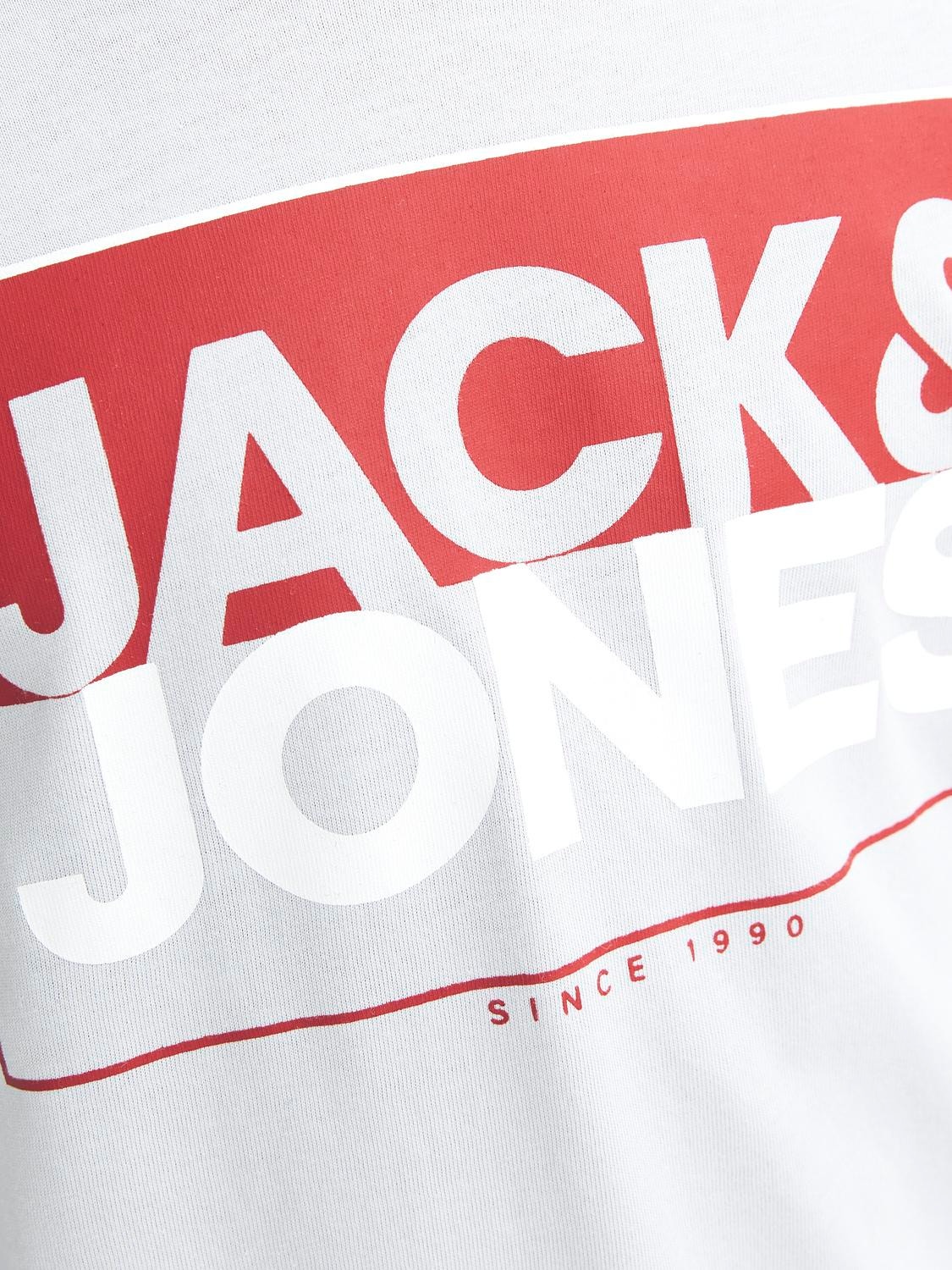 Jack & Jones Logo T-shirt For boys -High-rise - 12251462