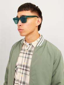 Jack & Jones Plastic Rectangular sunglasses -Green Spruce - 12251480