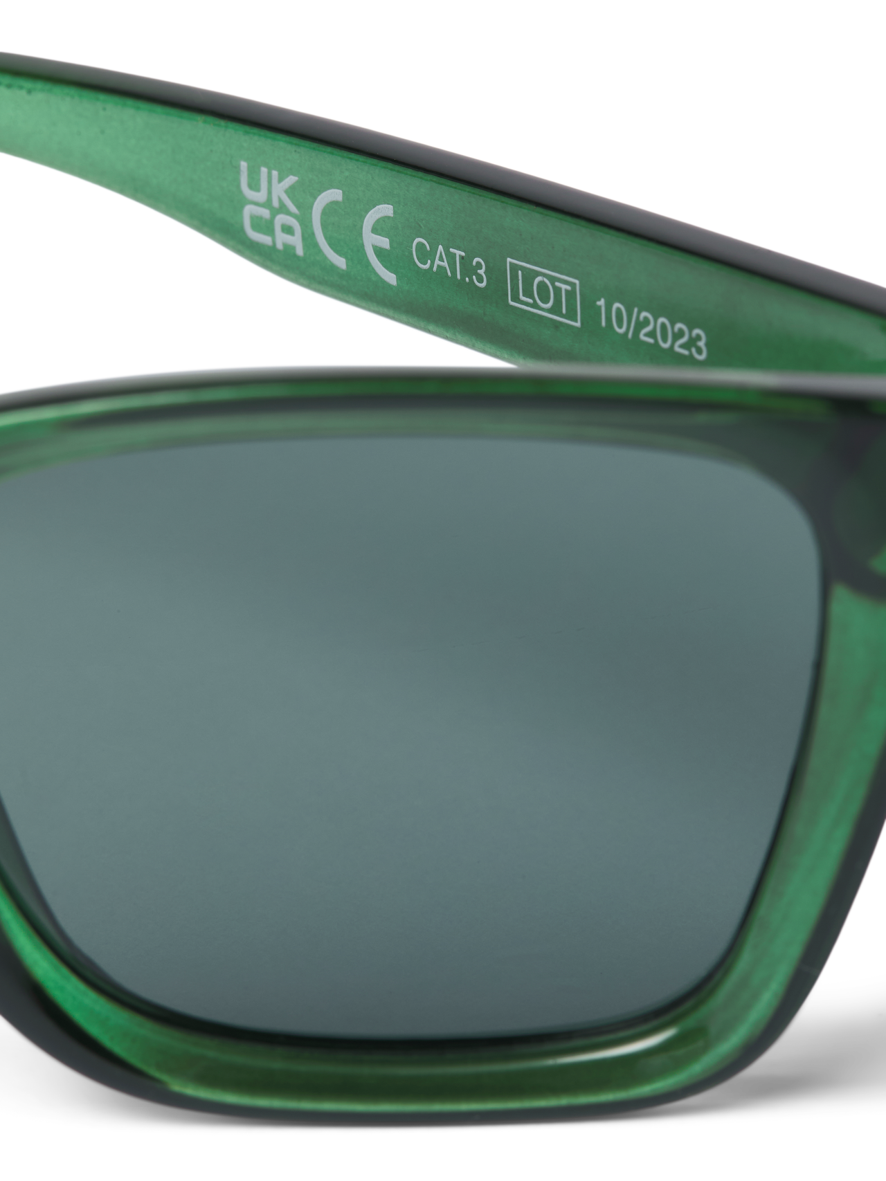 Jack & Jones Plastik Rechtackige Sonnenbrille -Green Spruce - 12251480