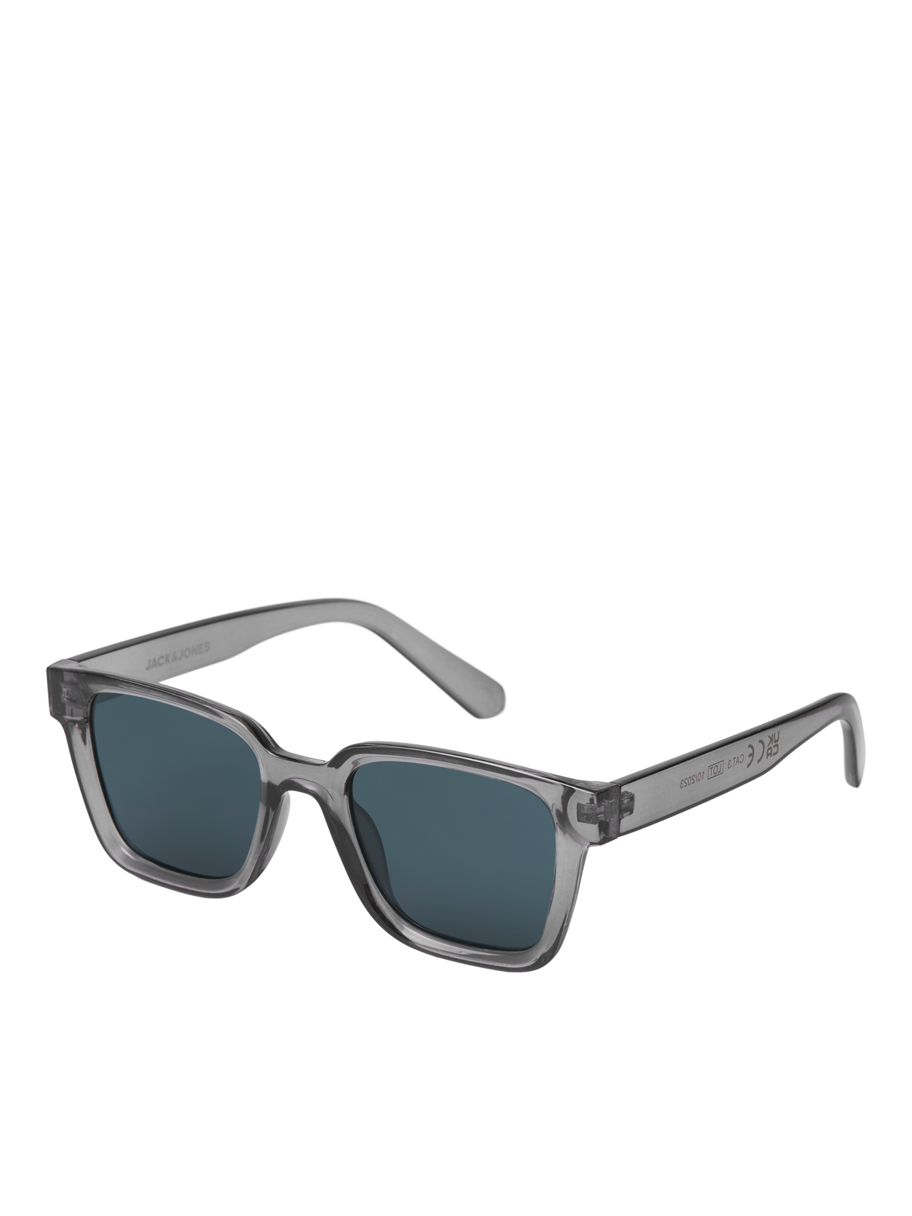 Jack & Jones Plastic Rechthoekige zonnebril -Dark Grey - 12251480