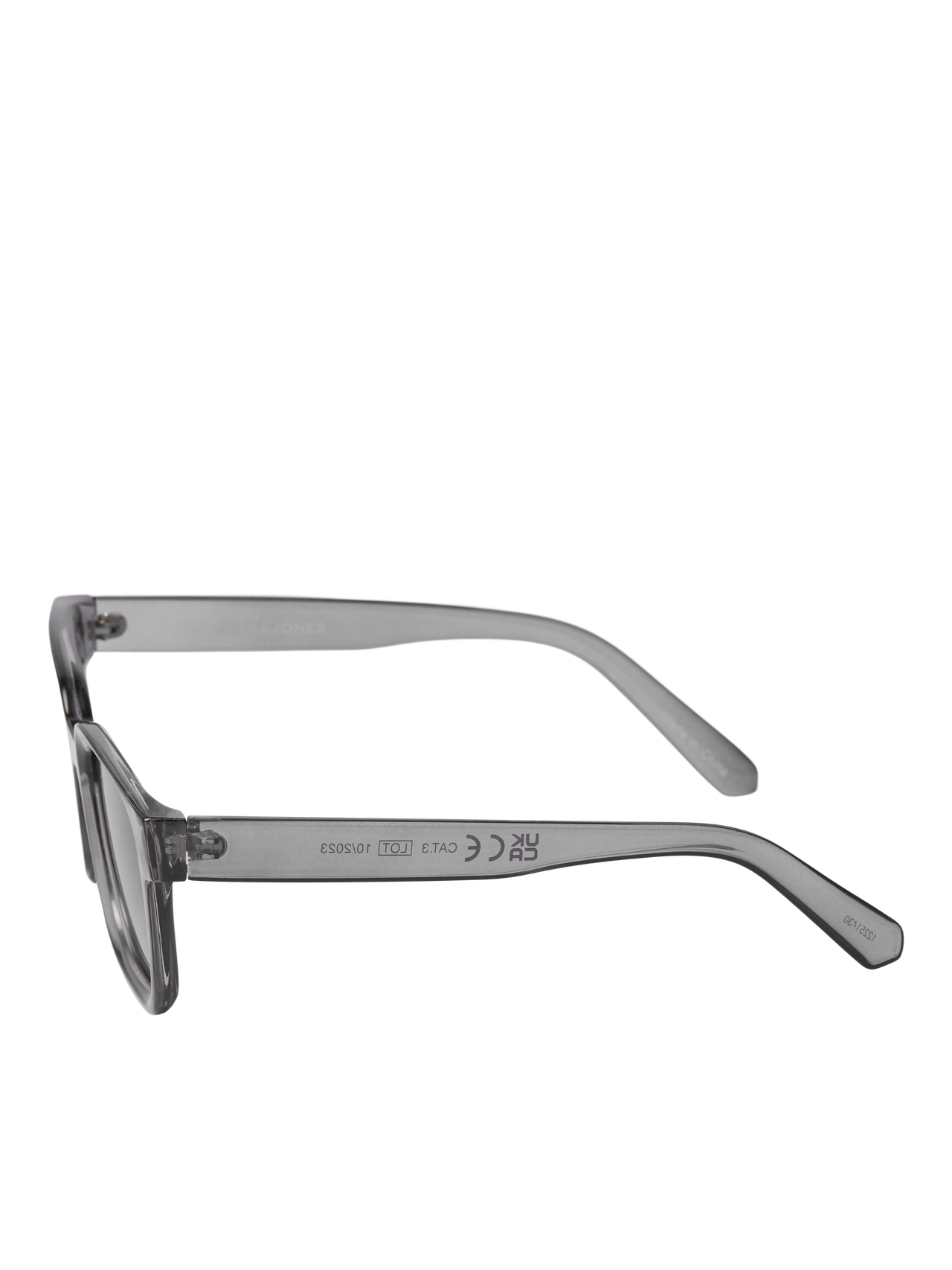 Jack & Jones Plastic Rechthoekige zonnebril -Dark Grey - 12251480