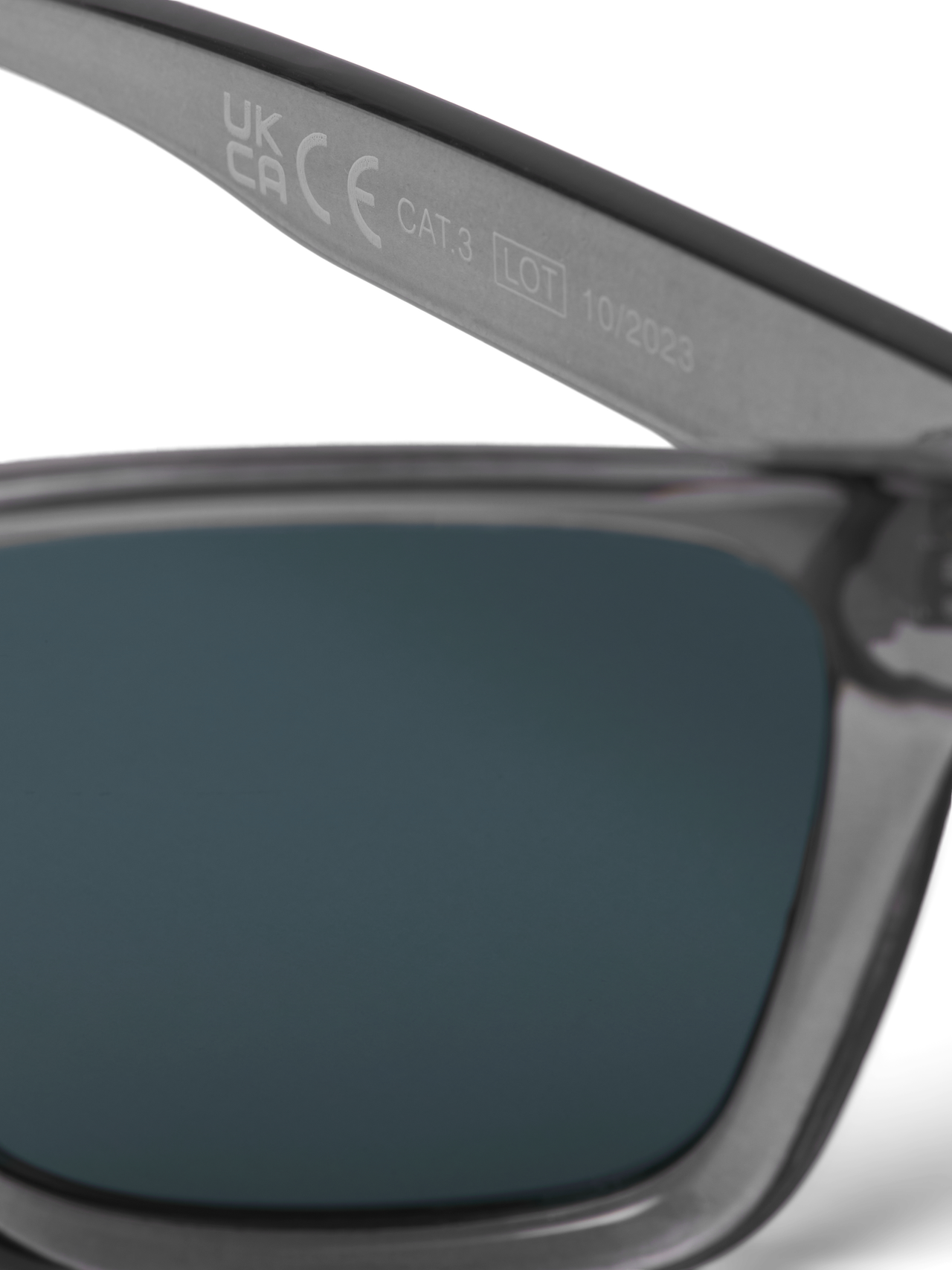 Jack & Jones Lunettes de soleil rectangulaires -Dark Grey - 12251480