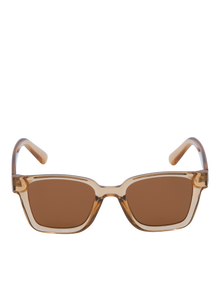 Jack & Jones Stačiakampio formos akiniai nuo saulės -Brown Stone - 12251480