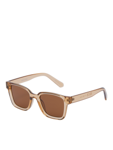 Jack & Jones Stačiakampio formos akiniai nuo saulės -Brown Stone - 12251480