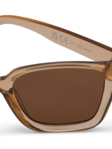 Jack & Jones Stačiakampio formos akiniai nuo saulės -Brown Stone - 12251480