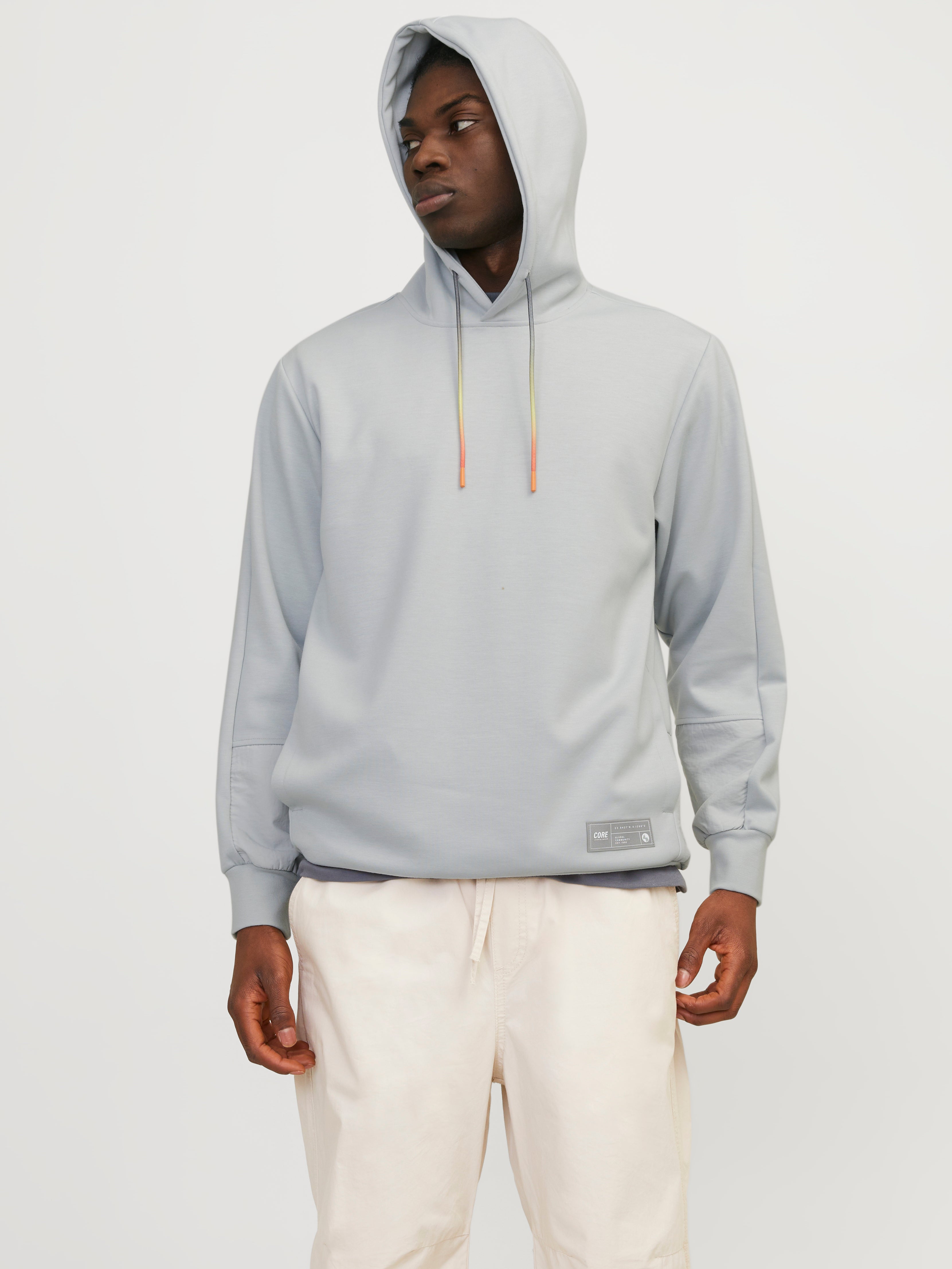 Plain Hoodie | Medium Grey | Jack & Jones® 