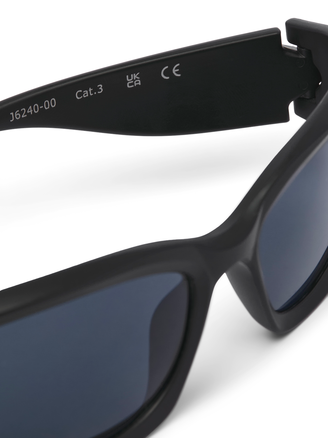 Jack & Jones Plastikk Rektangulære solbriller -Black - 12251497