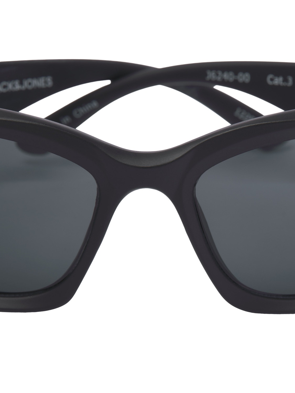 Jack & Jones Gafas de sol rectangulares Plástico -Black - 12251497