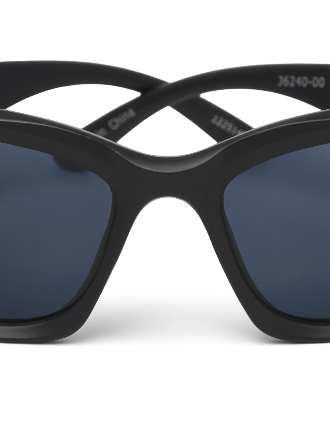 Jack & Jones Plastik Prostokątne okulary słoneczne -Black - 12251497