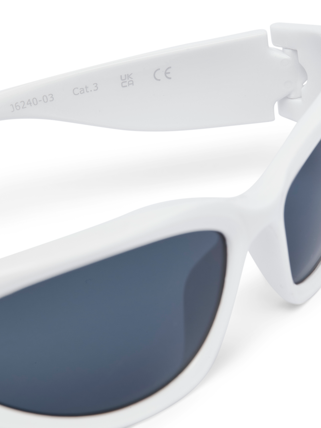 Jack & Jones Lunettes de soleil rectangulaires -White - 12251497