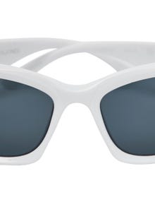 Jack & Jones Plastik Rektangulære solbriller -White - 12251497