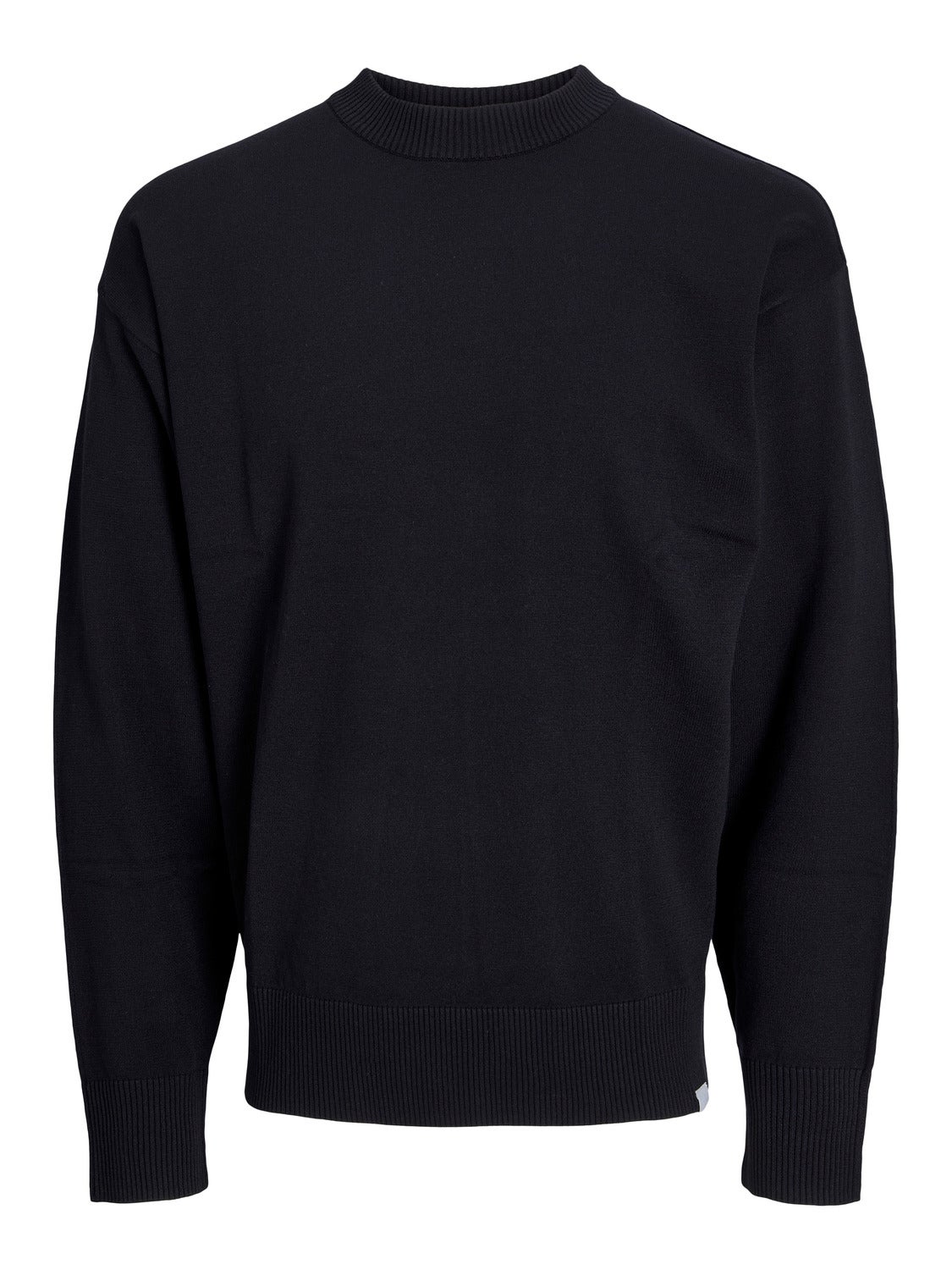 Plain black store crew neck sweater