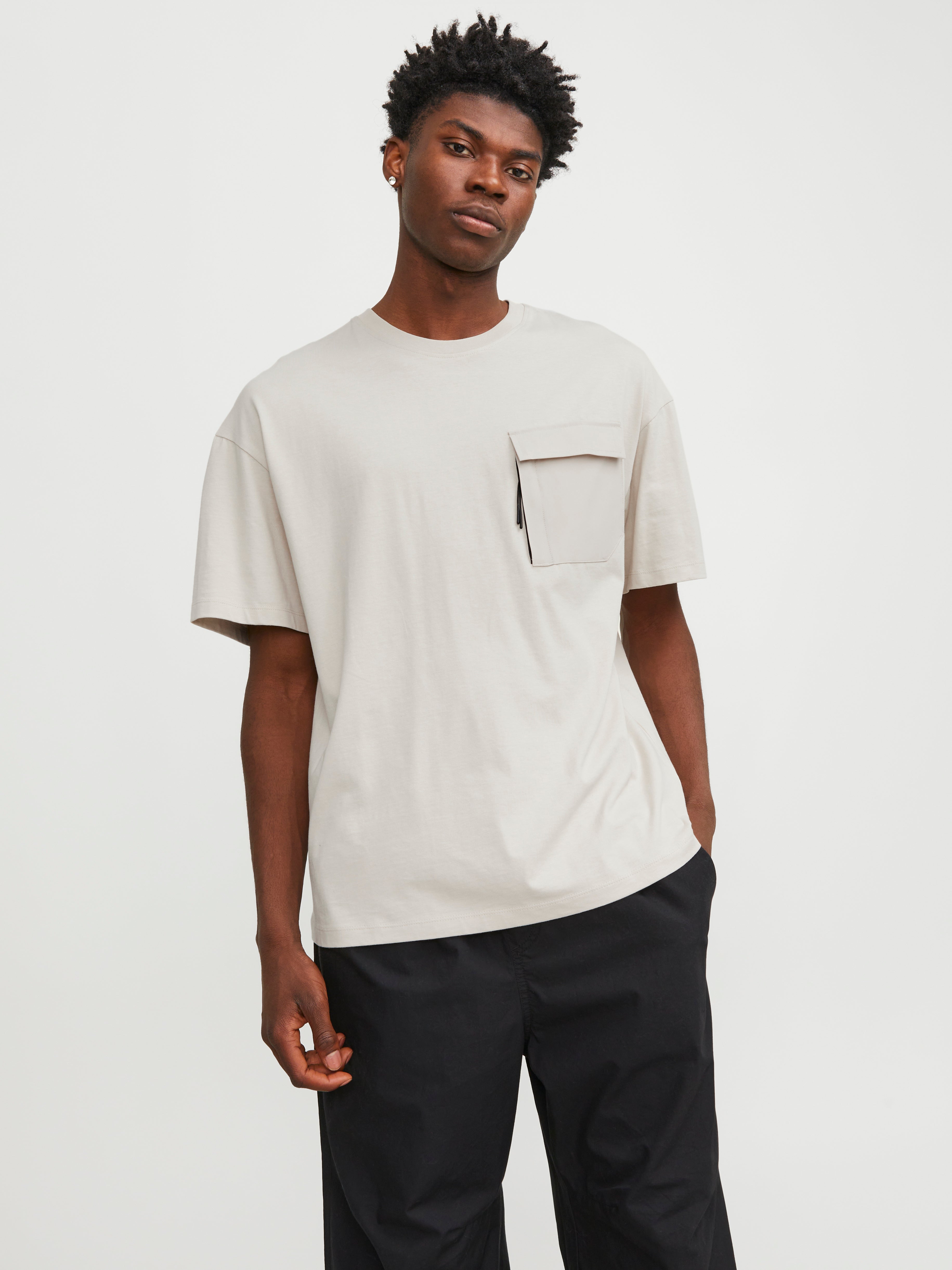 Jack & Jones Plain Crew neck T-shirt - 12251615