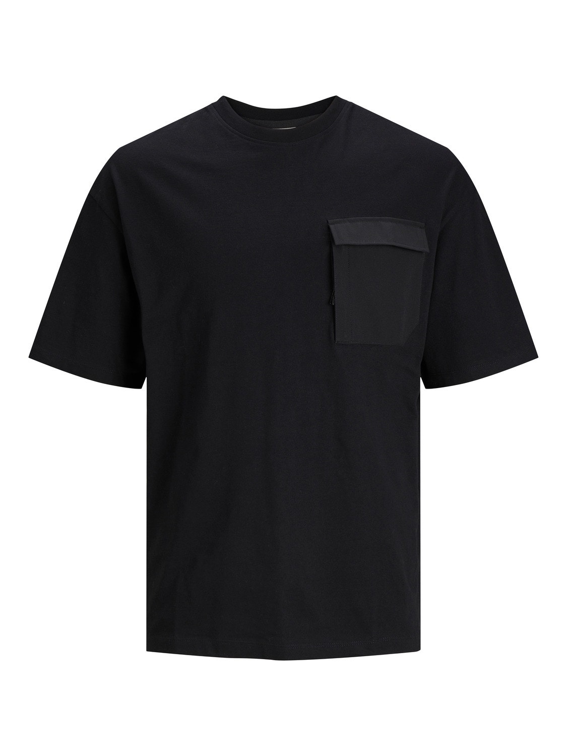 Jack & Jones Plain Crew neck T-shirt -Black - 12251615