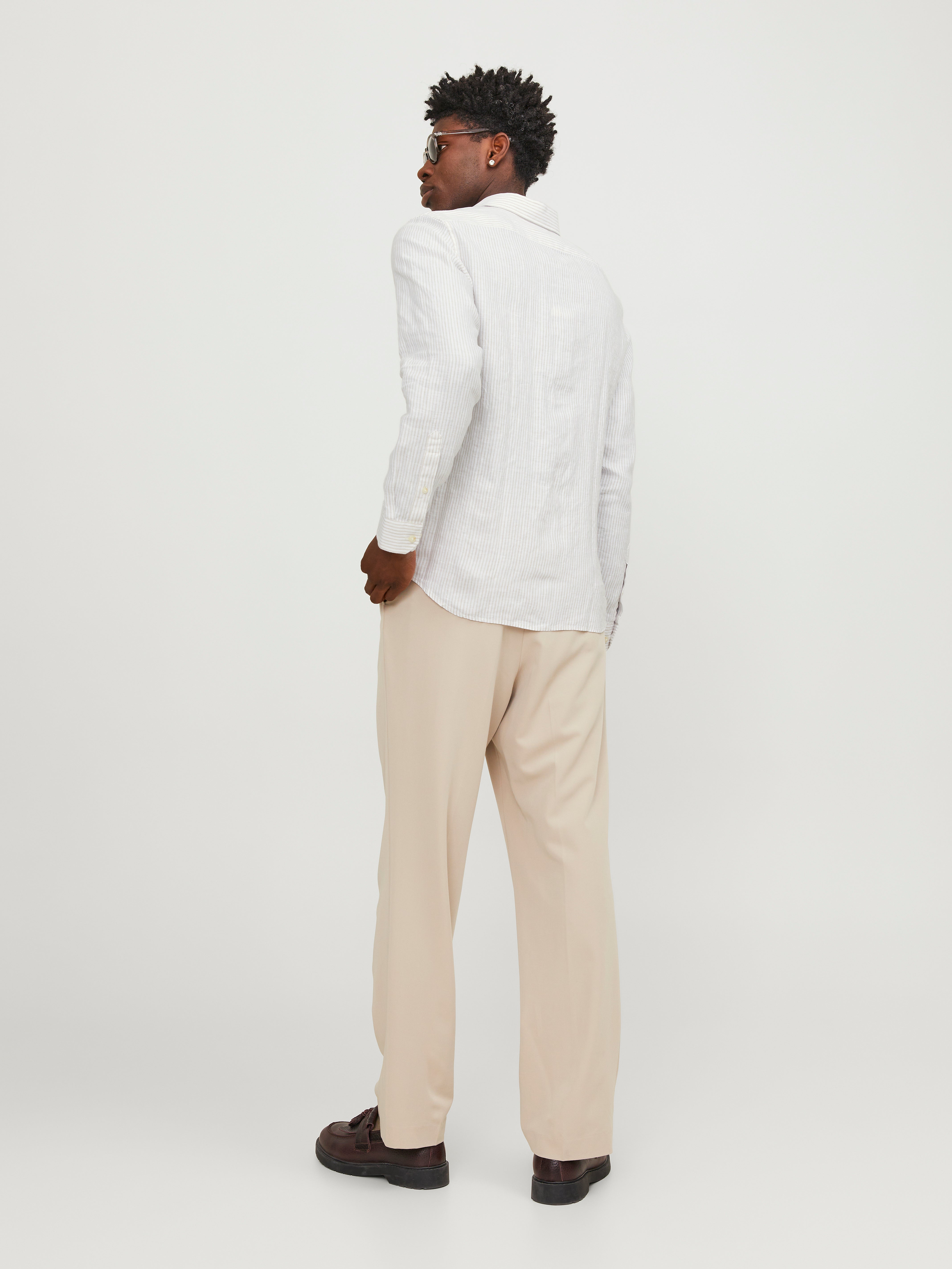 Comfort Fit Shirt | Beige | Jack & Jones®