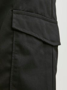 Jack & Jones Plus Size Calças Cargo Wide Fit -Black - 12251722
