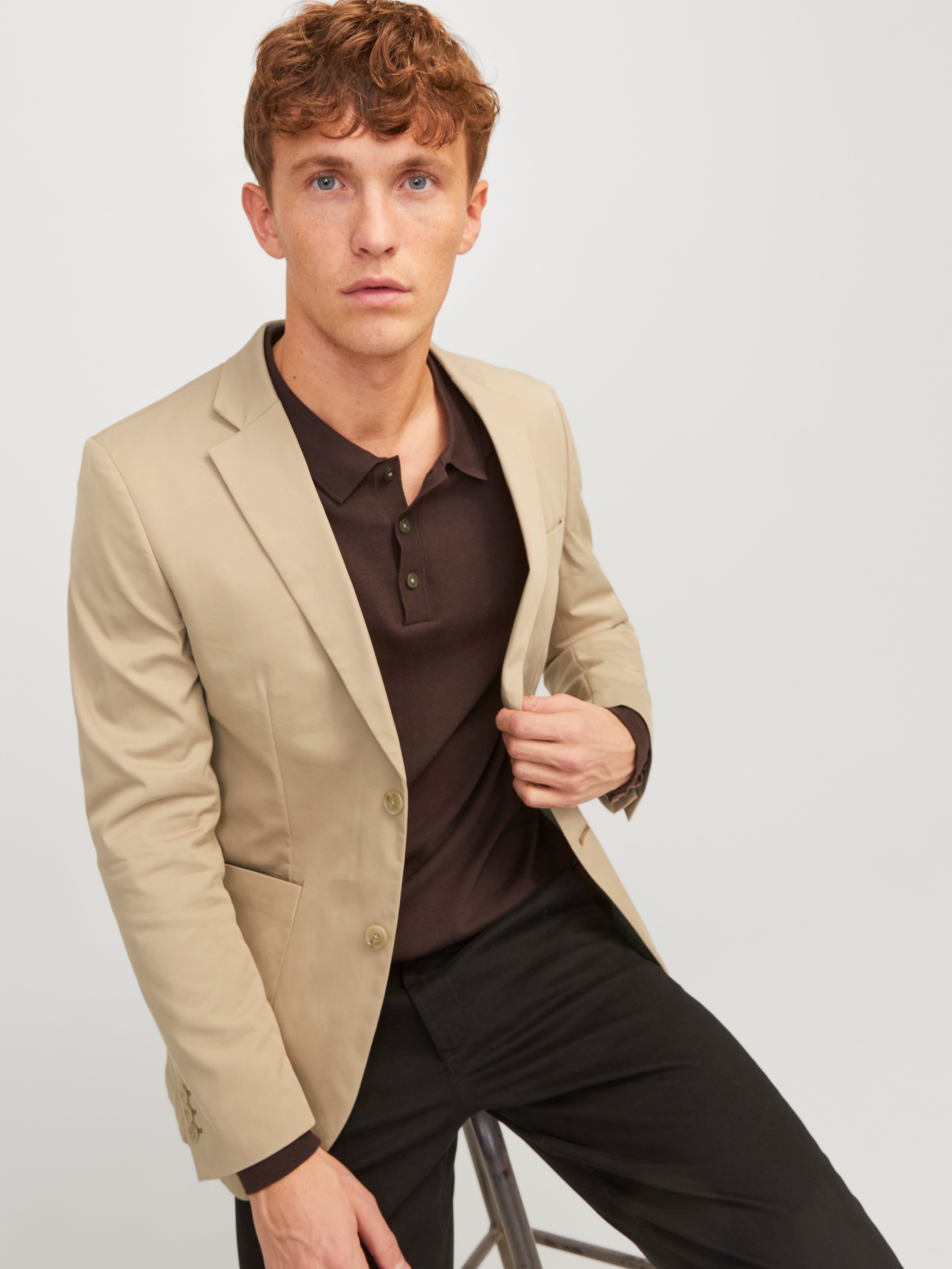 Mens slim hotsell fit casual blazer