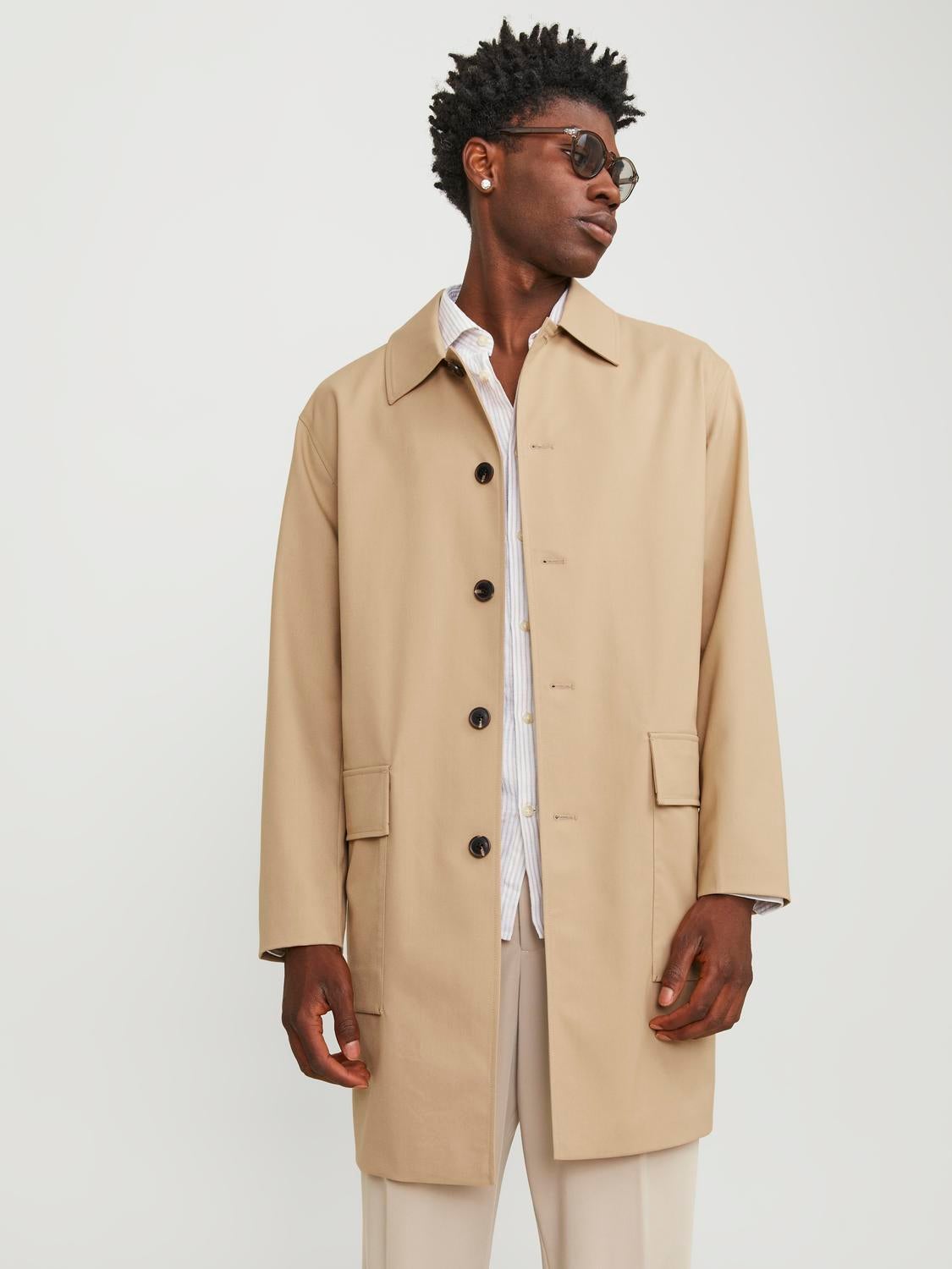 Jack and shop jones trench coat