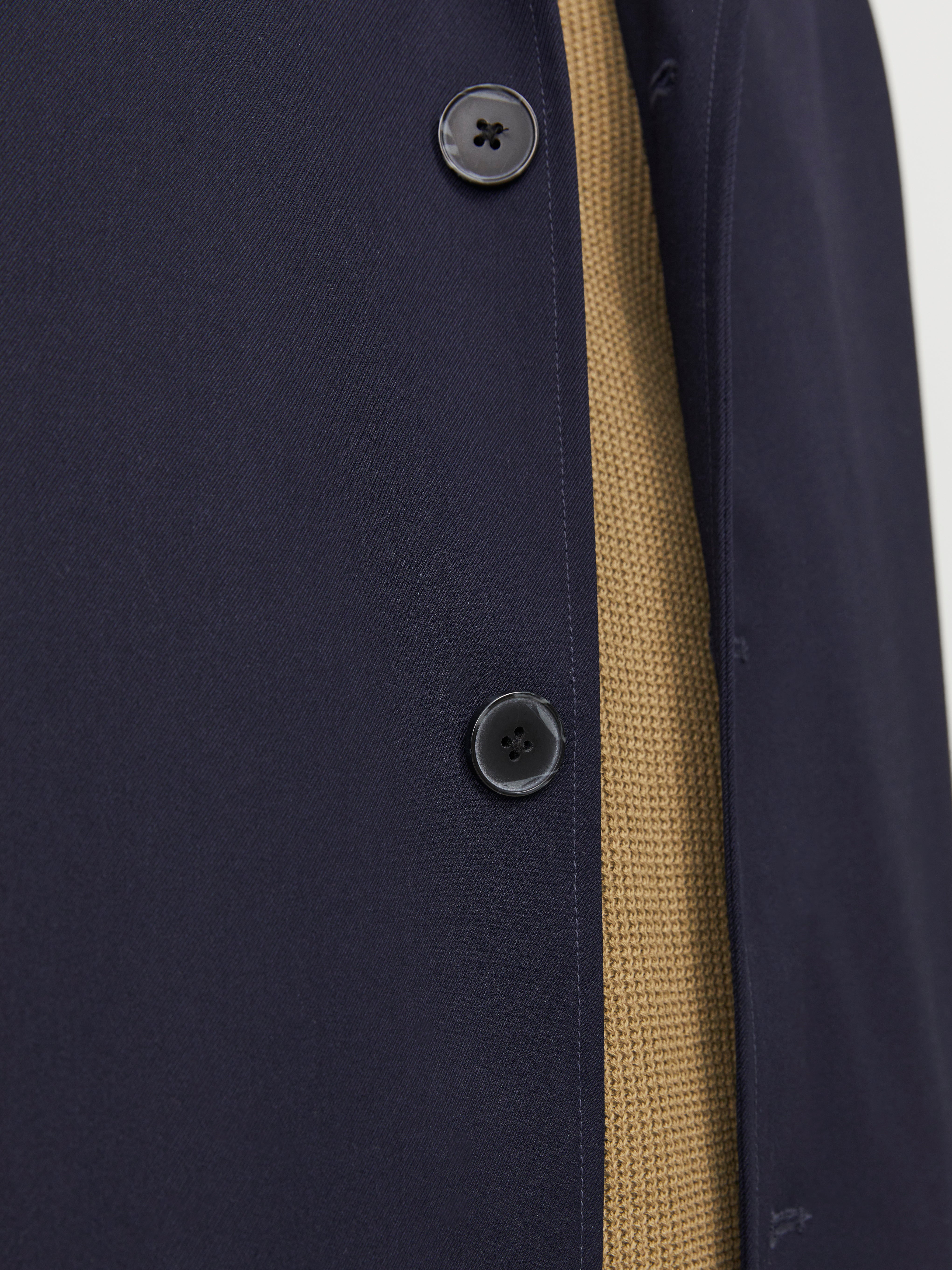 Mantel | Dunkelblau | Jack & Jones® ジェラートピケスリープドッグジャガードプルオーバー