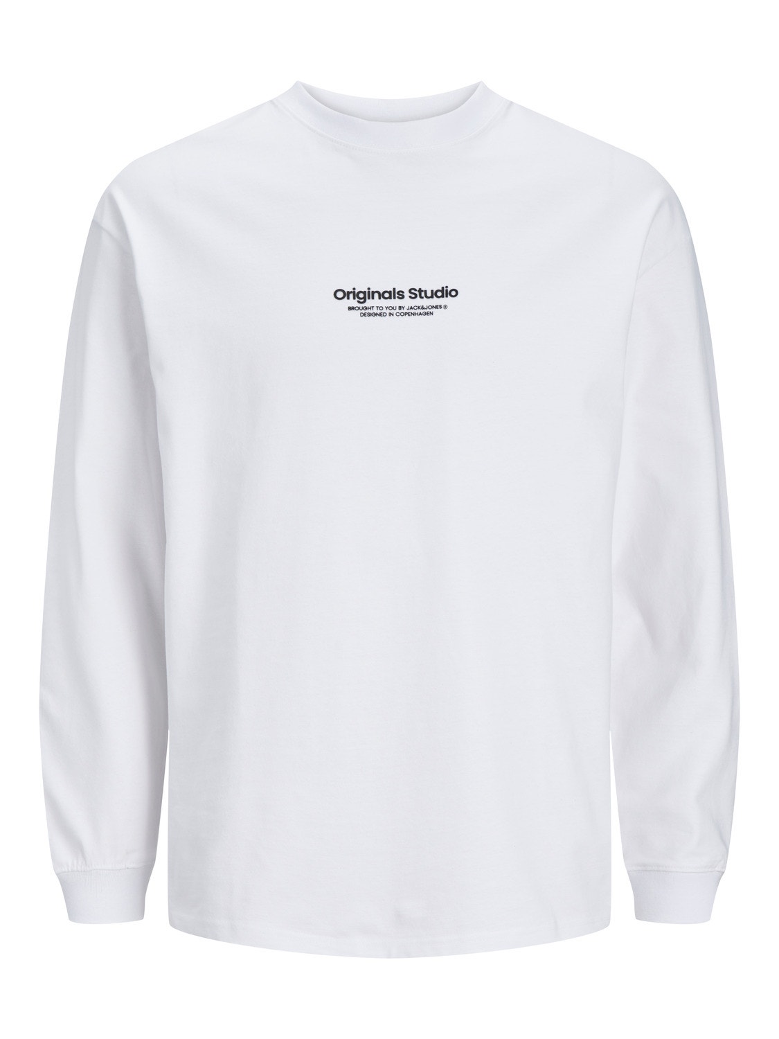 Jack & Jones Tryck Rundringning T-shirt -Bright White - 12251775