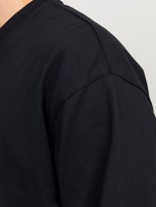 Jack & Jones Painettu Pyöreä pääntie T-paita -Black - 12251775
